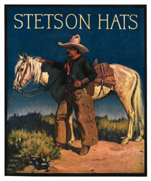 Cowboys and Cowgirls and Horses | Cowboys in the West became Stetson's ...