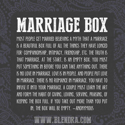 The Marriage Box full of Love Dares | Blendra