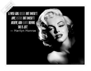 wise girl leaves before she is left quote