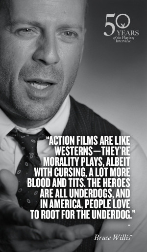 Bruce Willis on action films
