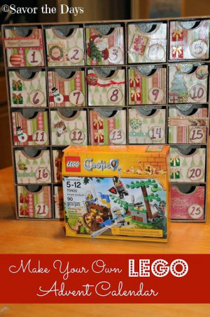 DIY Lego Advent Calendars - divide a set between days; could be done ...