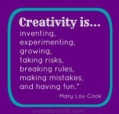 creativity is...BEING YOU More