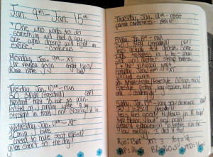 ... and injury after injury and motivational quotes in this journal