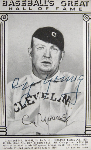 Today's the birthday of Cy Young,