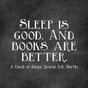 George R.R. Martin on books.