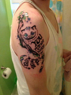 Cheshire Cat Tattoos