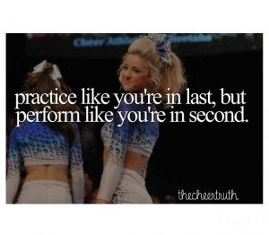 Cheerleading quotes, inspiring, motivational, sayings, practice