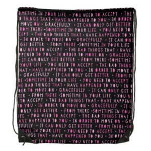 Empowering Words Quotes drawstring bag #bags #fashion #zazzle ...