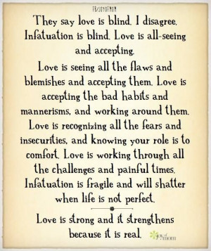 Love: Love Is Blinds Quotes, Quotes Love, Quotes On Blends Families ...