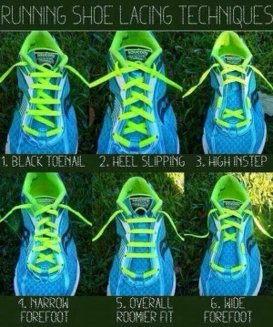 How to tie your running shoes