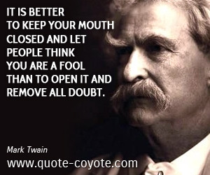 Mark Twain Better Keep Your