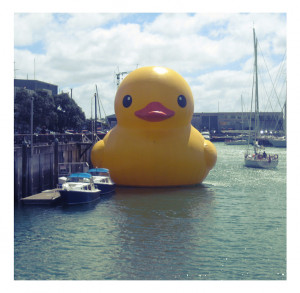 Very Large Rubber Ducky by Artist Florentijn Hofman