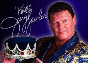 Jerry Lawler with championship belt