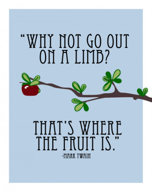 Inspirational Quote - Mark Twain - 8x10 Art Print - Canvas Print