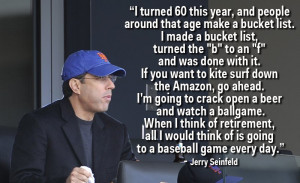 Jerry Seinfeld Explains His Obsession With Baseball