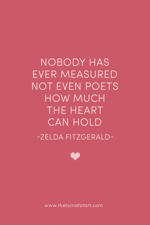 Zelda Fitzgerald Quote Poster Nobody has ever measured, not even poets ...