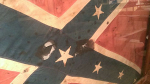 John Hunt Morgan's Calvary flag flown during Civil War