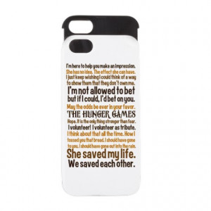 ... Gifts gt Cinna Phone Cases gt Hunger Games Quotes iPhone 5 Wallet