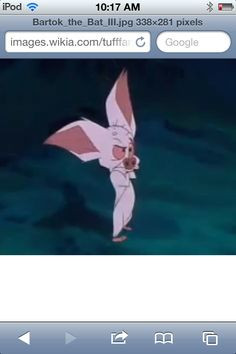 Bartok the cute bat that's in Bartok the magnificent and Anastasia ...