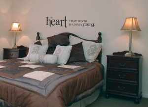 Vinyl Wall Quote - The Heart That Loves Is Always Young. - Greek ...