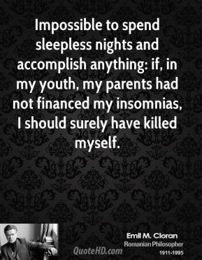 Sleepless Nights Quotes