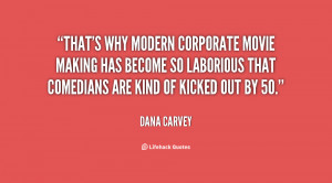 That's why modern corporate movie making has become so laborious that ...