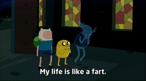 my life is like a fart gif Adventure Time Imgur