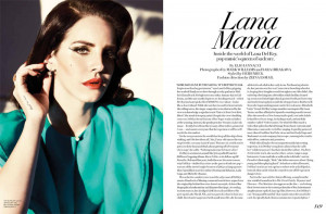 Lana Del Rey Turns Up the Glam for Fashion Magazine's Summer 2013 ...