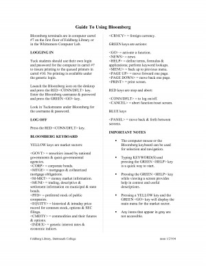 Bloomberg Stock Symbol