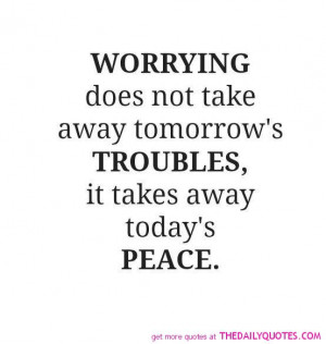 Worrying……….