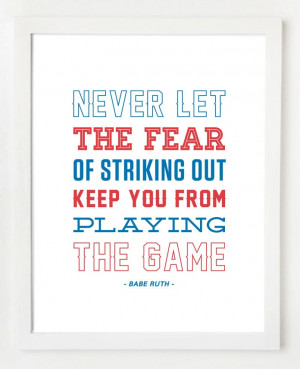 ... etsy.com/listing/125337002/8x10-babe-ruth-quote-baseball-wall-art Like