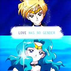 Sailor Moon ~~ Sailor Uranus (Haruka Tenoh) And Sailor Neptune ...
