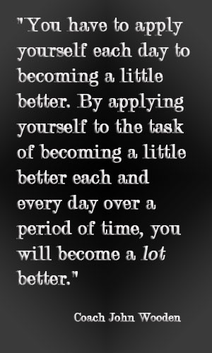 The Power of Small Daily Improvements: Coach John Wooden Quote