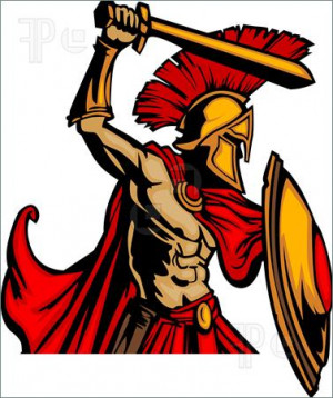 Cartoon Roman Soldier Clipart Trojan or roman soldier