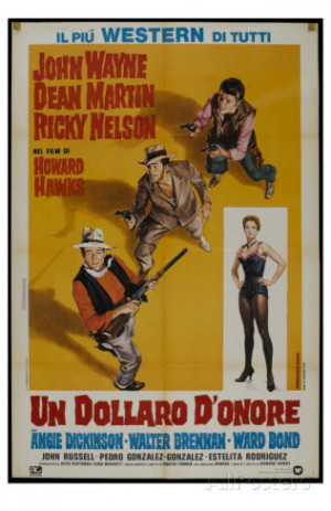 Rio Bravo, Italian Movie Poster, 1959 Premium Poster