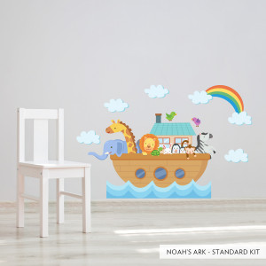 the classic tale of noah s ark comes to life with this wonderful decal