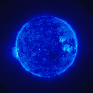 STEREO\'s image of the Sun. Image credit: NASA
