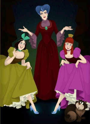Cinderella evil stepmom and stepsister characters via www.Facebook.com ...