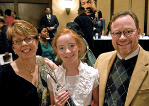 ... meehan center with her parents eileen and patrick meehan photo