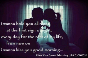 Jake Owen - kiss you good morning