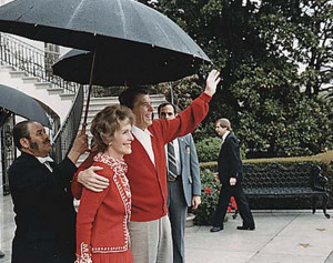 Ronald Reagan Picture: Ronald Reagan Returning Home From the Hospital