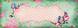 ... Vintage Facebook Timeline Cover and Blog Banner with Matching Button