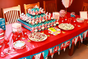Jack's Cat in the Hat Party: Food & Decorations