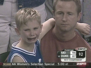 ... Duke students/fans/Cameron Crazies and unimpressed John Henson” for