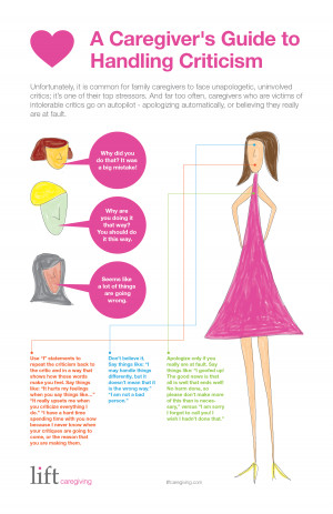 Caregiver's Guide to Handling Criticism Infographic