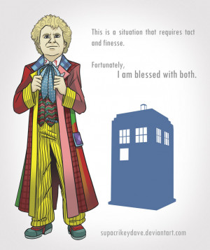 6th Doctor by SupaCrikeyDave