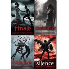 Becca Fitzpatrick Hush Hush Series Collection 4 Books Set. Hush, Hush ...