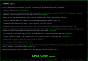 Cogmind Alpha Launch (quotes)