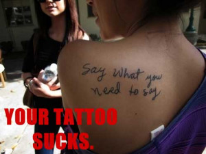 sarcastic instagram quote rebuttals tattoos