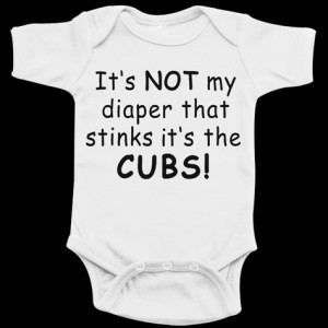 Funny Chicago Cubs Joke Baby Onesie